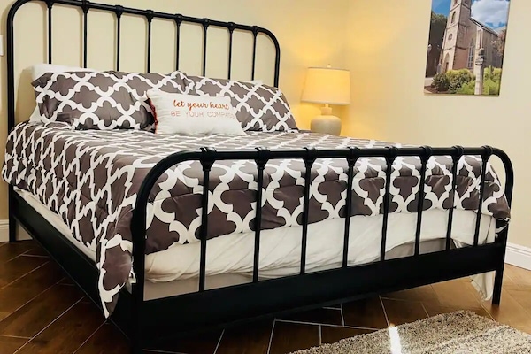Lounging in your comfortable king bed with new Tempur-pedic mattress is dreamy!