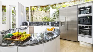 Microwave, oven, stovetop, dishwasher - Luxe 4BR Architect Villa! Exclusive Lagoon Access! Private Pool!! (Akumal)