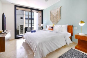 1 habitación y espacio para trabajar con laptop 
