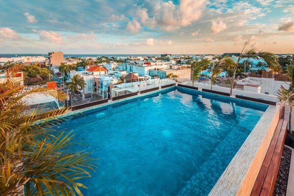 Alberca al aire libre 