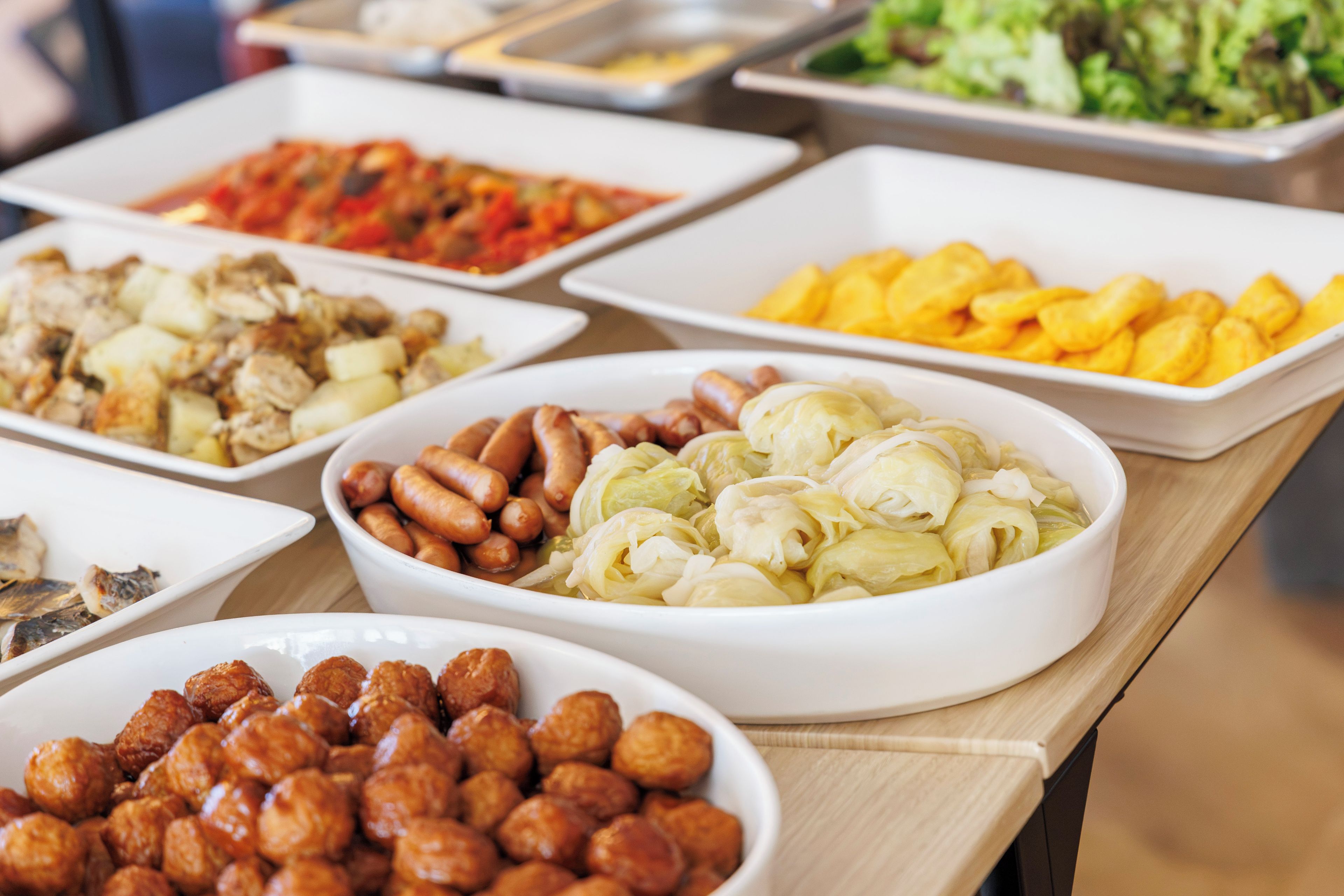 Frukostbuffé varje dag mot avgift