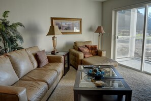 Condo, 1 King Bed with Sofa bed (Waters Edge 104) | Living room - Waters Edge 104 (Lincoln City)