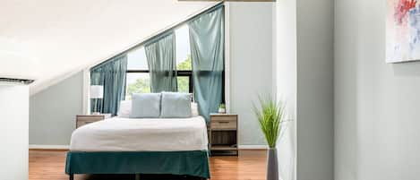 1 soverom, strykejern/-brett, wi-fi (inkludert) og sengetøy