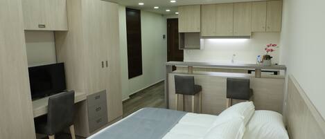 Ropa de cama hipoalergénica y minibar