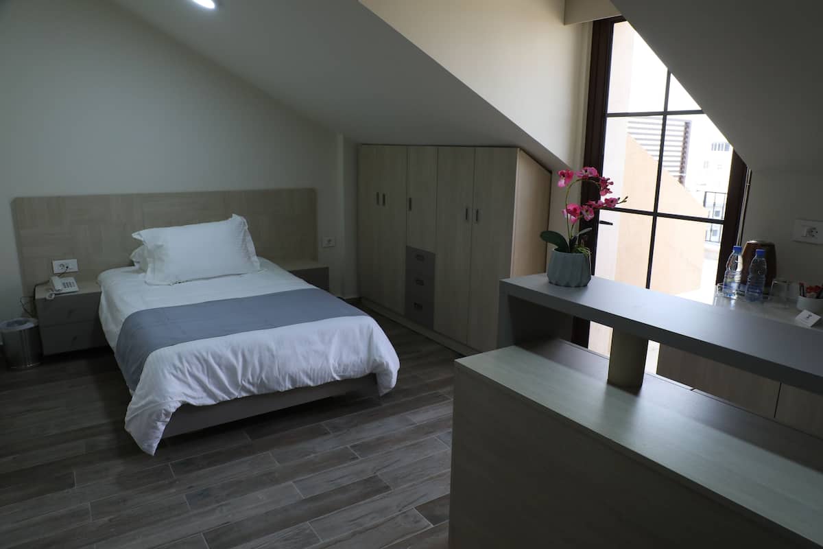 Luxe studio suite | Hypoallergeen beddengoed, een minibar, een kluis op de kamer