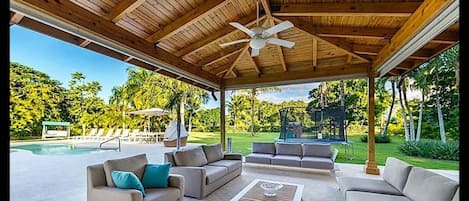 Villa, 4 camere da letto, accessibile ai disabili, fumatori | Terrazza/patio