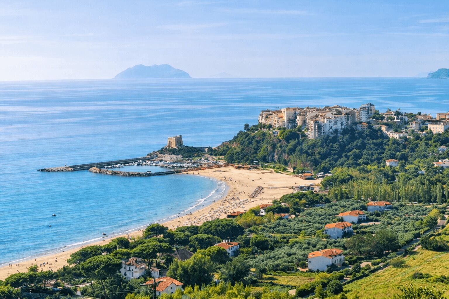 靠近海滩、沙滩椅