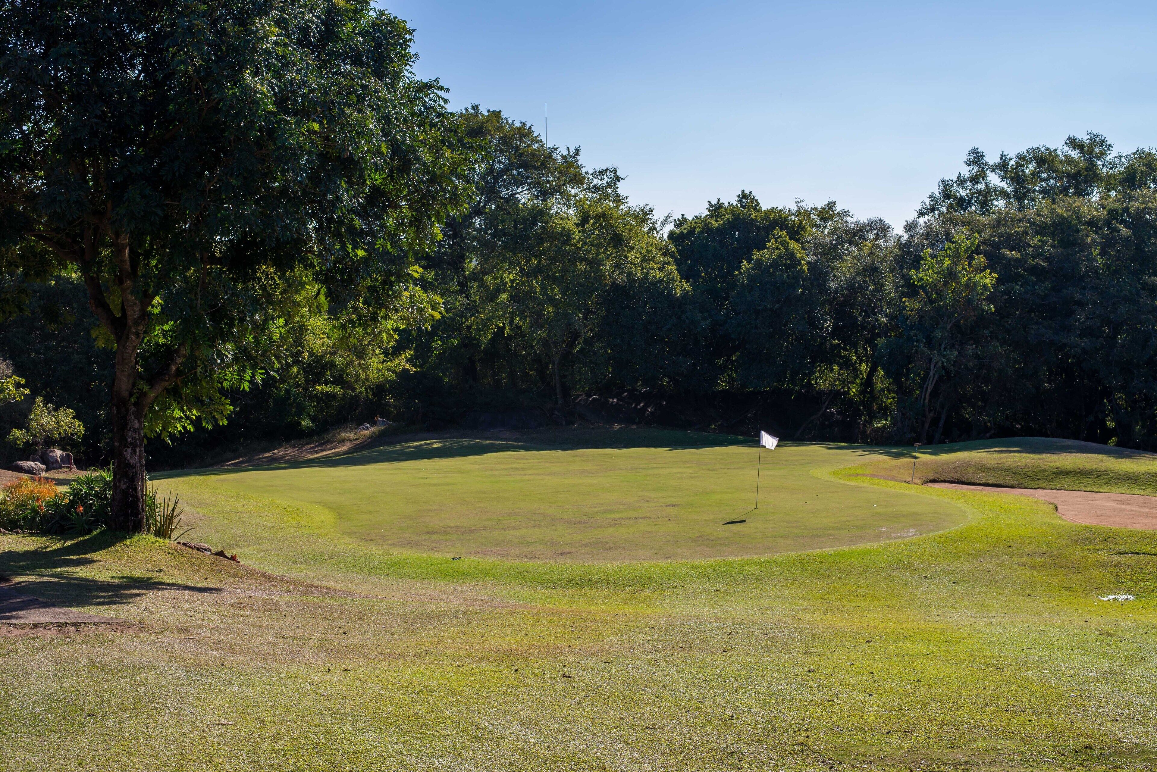 Vista para o campo de golfe