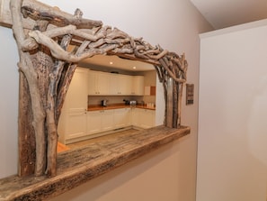 Fridge, dishwasher, cookware/dishes/utensils - Fishermans Cottage (Bodorgan)