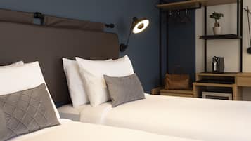 Hypoallergeen beddengoed, een kluis op de kamer, individueel gedecoreerd