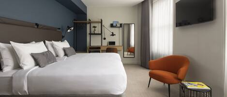 Hypo-allergenic bedding, in-room safe, individually decorated