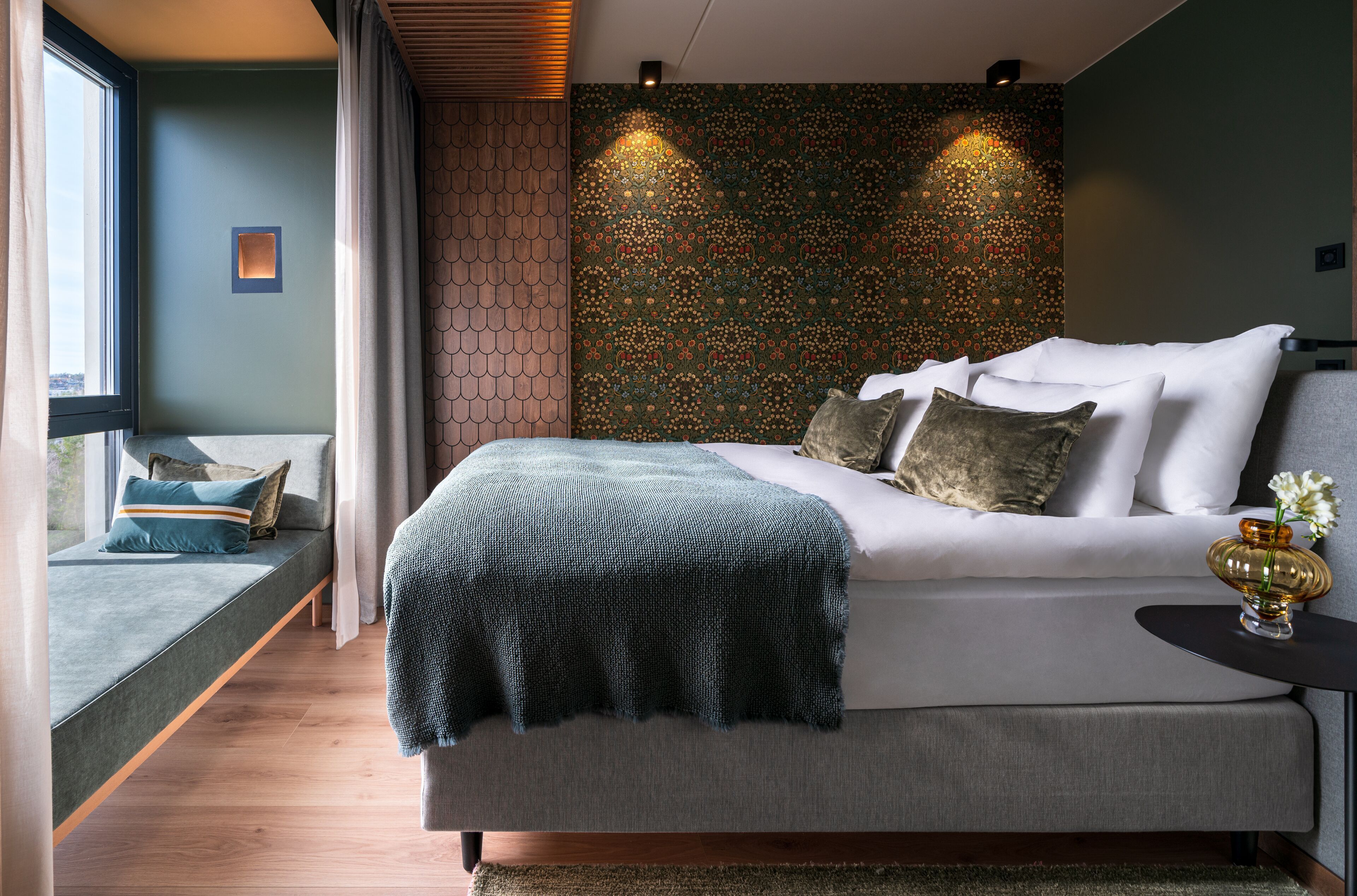 Couette en duvet d'oie, surmatelas, minibar