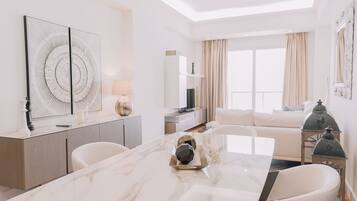 Suite Exécutive | 1 chambre, literie hypoallergénique, couette en duvet d'oie, minibar