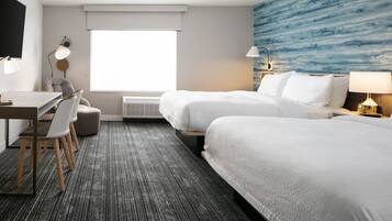 Cortinas blackout, wifi gratis y ropa de cama