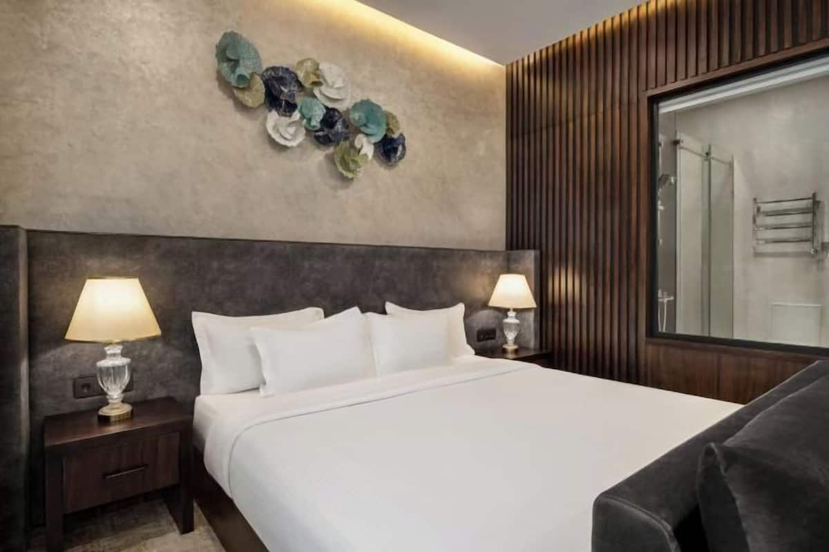 Minibar, caixa forta a l'habitació i decoració individual