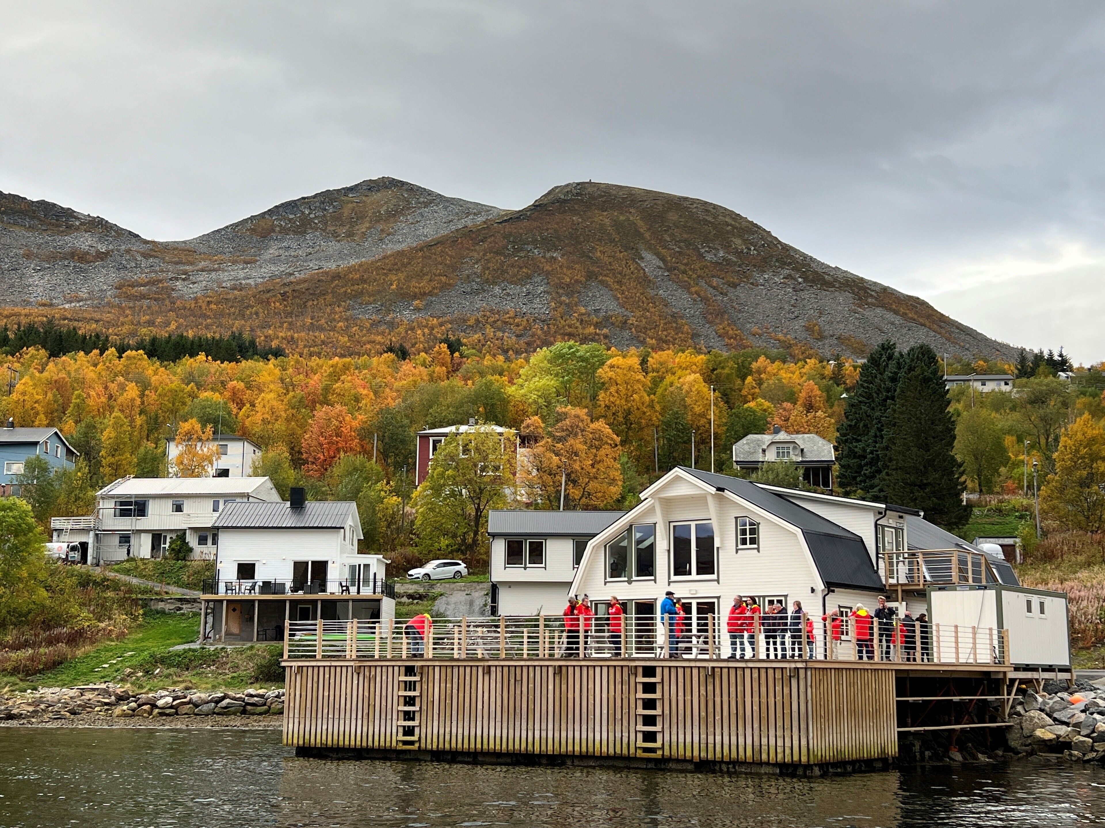 ด้านหน้าที่พัก