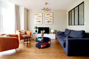 Smart TV - Villa Adèle, Loft Lumineux et vue Mer - Appt 04 (Mers-les-Bains)