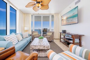 TV - 🌊Colonnades 1201 - Beautiful 4BR Gulf Front Condo🌊 (Gulf Shores)