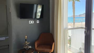 Comfort Double or Twin Room, Partial Sea View | Free minibar, desk, laptop workspace, soundproofing