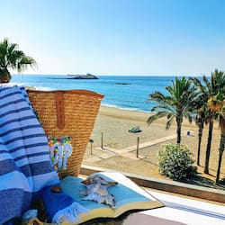 Beach nearby, white sand