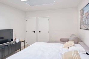 1 室のベッドルーム、アイロン / アイロン台、旅行用ベビーベッド、WiFi