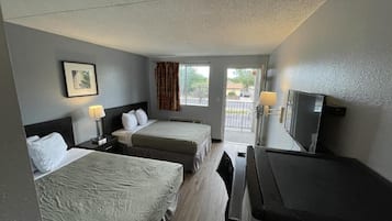Blackout curtains, free WiFi, bed sheets