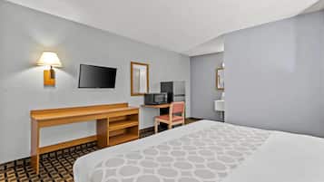 Quarto standard, 1 cama King, para não fumantes | Cortinas blackout, Wi-Fi de cortesia, roupa de cama