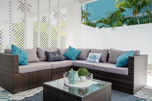 Sala de estar en el lobby