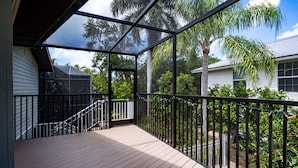 House, 3 Bedrooms | Balcony - 5394 Palmetto ~ Villa Upper by Coastal Vacation Properties (Fort Myers Beach)