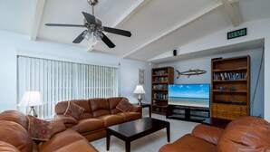 House, 4 Bedrooms | Living area - 5394 Palmetto St - Villa Palmetto by Coastal Vacation Properties (Fort Myers Beach)
