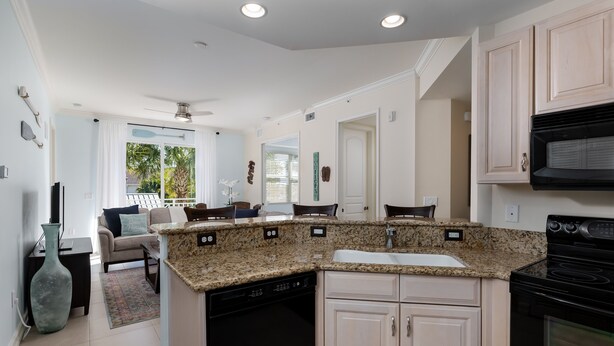 Condo, 3 Bedrooms | Private kitchen - Beachwalk A202 - 27991 Largay Way by Coastal Vacation Properties (Bonita Springs)