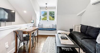 5-Star Rated | Walk to Main St | Spotless & Quiet