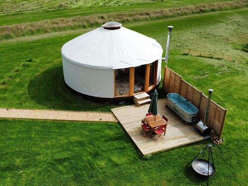 Luxury Glamping yurts  with Hot Tubs