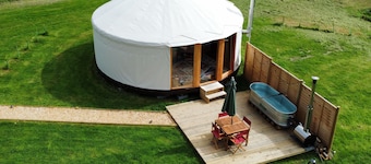 Luxury Glamping yurts  with Hot Tubs
