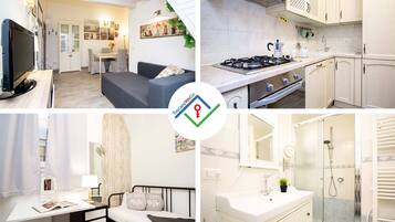 2 camere, una scrivania, ferro/asse da stiro, culla da viaggio