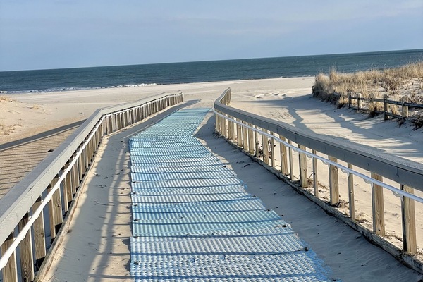 Tæt på stranden, liggestole