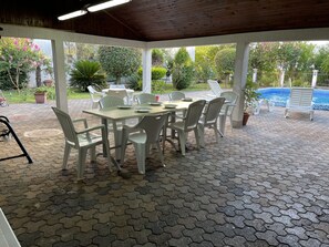 Apartemen, 3 kamar tidur, Boleh Merokok, teras | Tempat makan