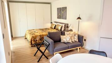 Deluxe Studio, Terrace, Courtyard View | Laptop workspace, iron/ironing board (on request), WiFi (free)