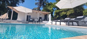 Alberca al aire libre 