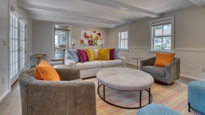 Maison, plusieurs lits (Sag Harbor Cove Contemporary) | Salle de séjour