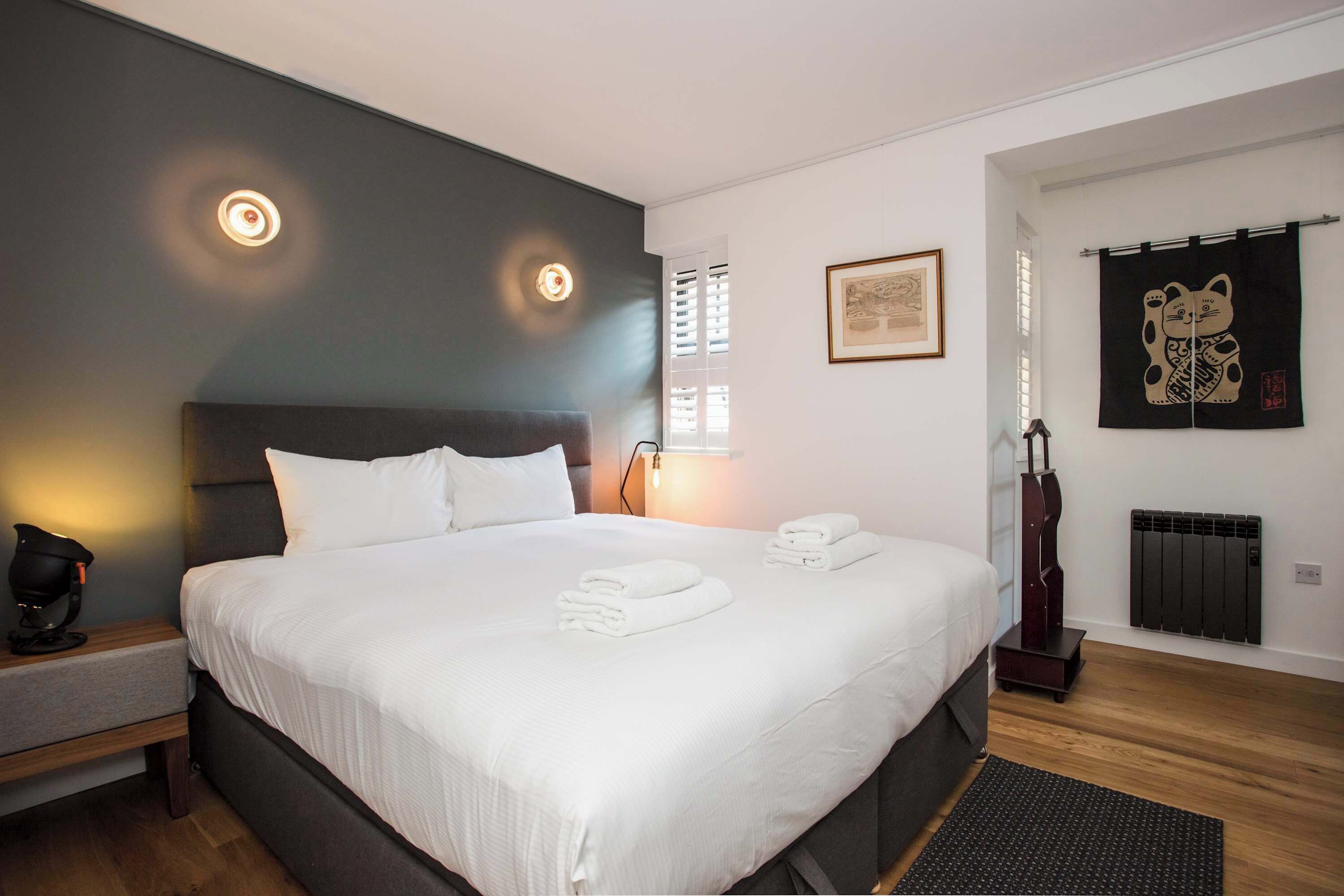 1 bedroom, iron/ironing board, Internet, bed sheets
