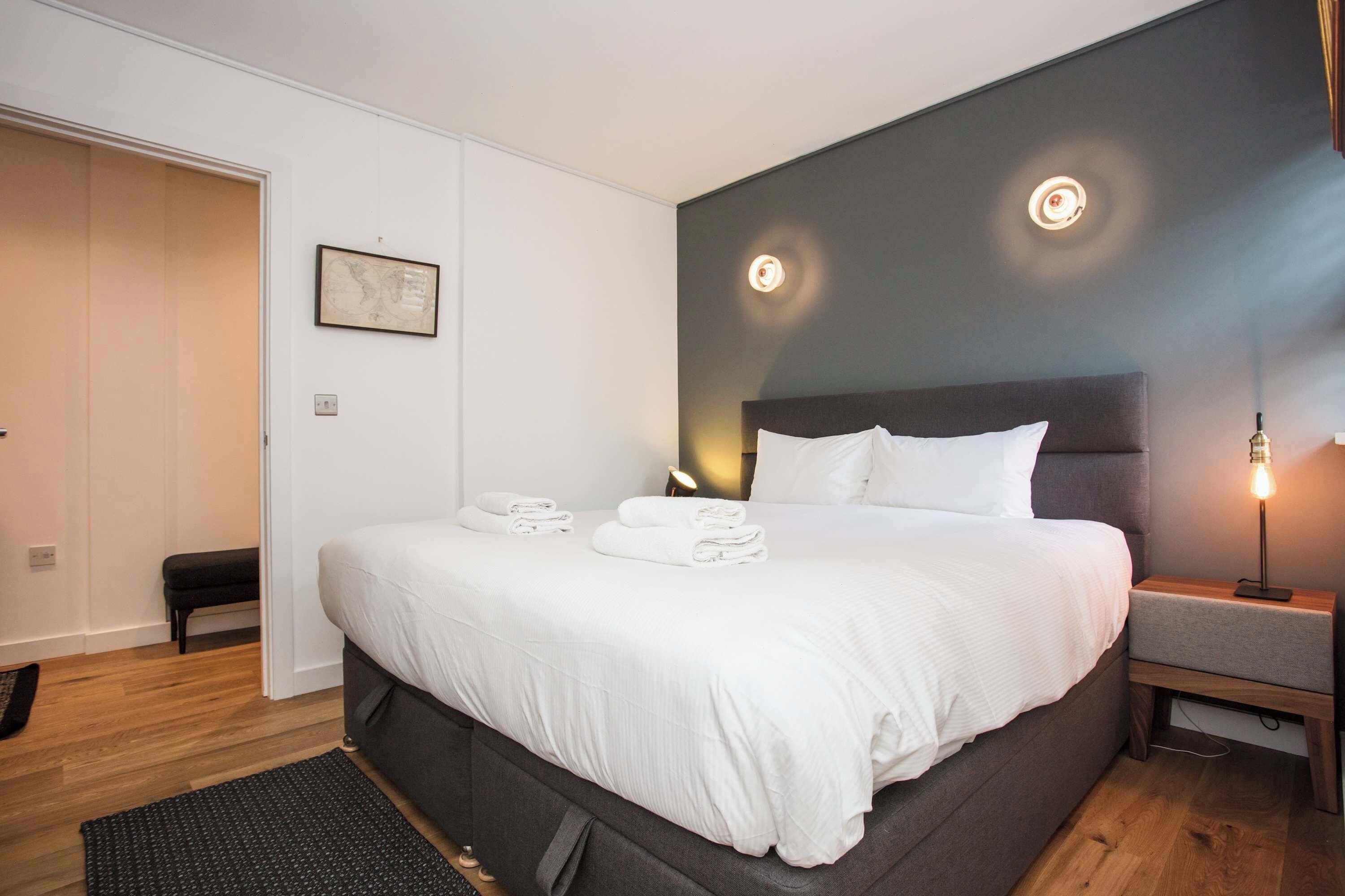 1 bedroom, iron/ironing board, internet, bed sheets