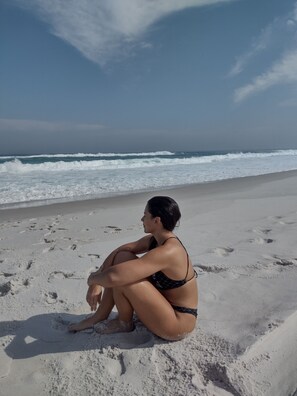 Vlak bij het strand