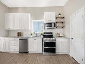 Fridge, microwave, oven, stovetop - Your Private Urban Getaway Home  minutes to Uptown Charlotte NC 3beds, 2 bath  (Charlotte)