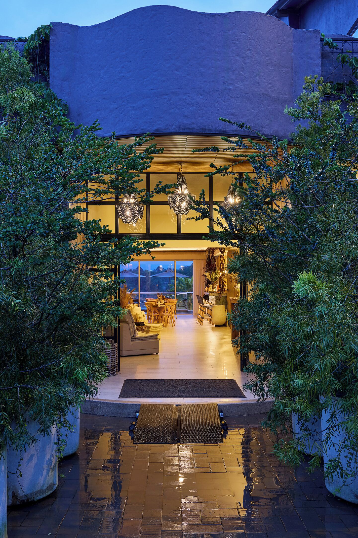 Façade de l’hébergement