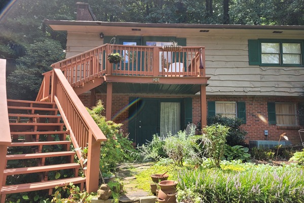 front view of the house