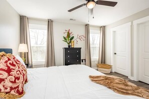 3 bedrooms, iron/ironing board, travel cot, WiFi
