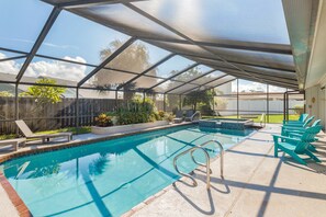 Et oppvarmet basseng