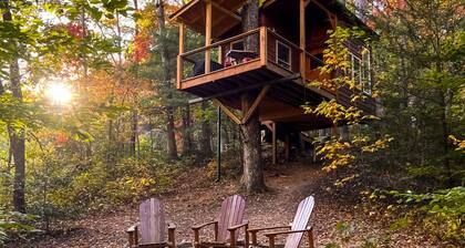 Dreamy Treehouse Getaway ~Dog Friendly~Disc Golf