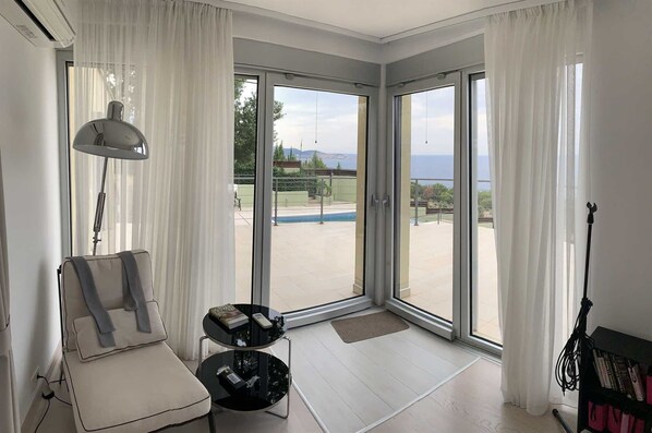 Vue depuis l’hébergement